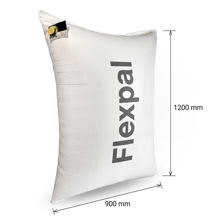 Airbag de rafia 900×1200 mm con válvula para inflado con pistola neumática — Flexpal